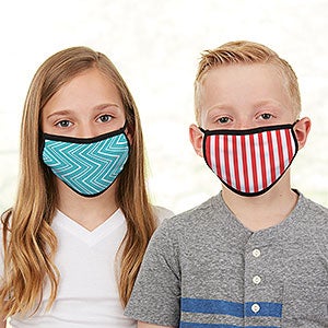 Pattern Play Personalized Kids Face Mask - 28594-N