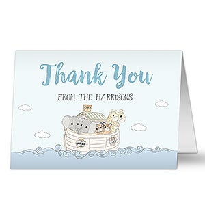Precious Moments® Noahs Ark Personalized Thank You Card - 28641