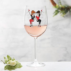 Like Mother Like Daughter philoSophies® Personalized Red Wine Glass - 28644-R