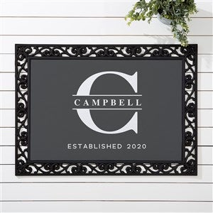 XL Door Mat Custom Luxury Monogram Doormat Personalized 