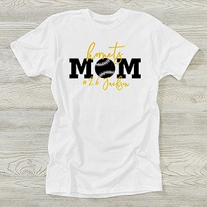 Sports Mom Personalized Hanes Ladies T-Shirt - 28835-T