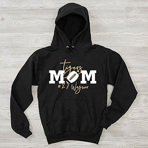Sports Mom Personalized Hanes Adult Hooded Sweatshirt - 28836-BHS