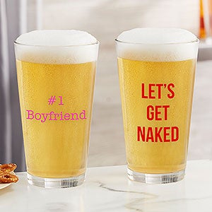 Sweet Drinks Personalized Printed 16oz Pint Glass - 28844-G