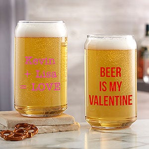Sweet Drinks Personalized Printed 16oz. Beer Can Glass - 28844-B