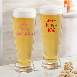 Sweet Drinks Personalized Printed 20oz Pilsner Glass - 28844-P
