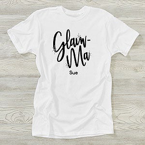 Glam-ma Personalized Hanes® Ladies T-Shirt - 28869-T