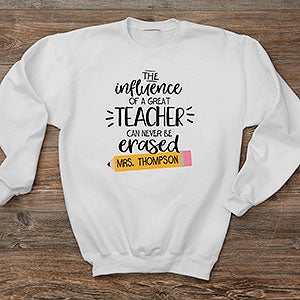 Influence Of A Great Teacher Personalized Hanes® Adult Crewneck Sweatshirt - 28882-S