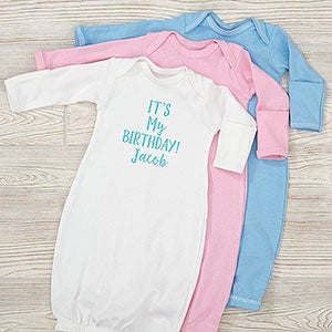 Family Birthday Personalized Baby Gown - 28922-G