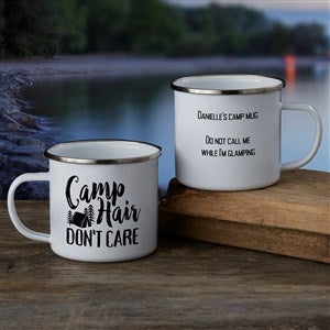 Camp Hair Dont Care Personalized Camping Mug - Large - 28931-L