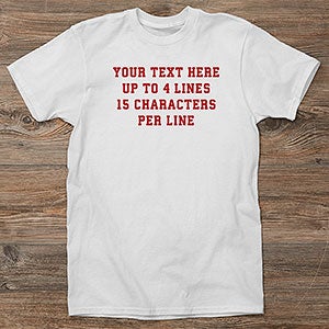 Write Your Own Personalized Hanes Mens T-Shirt - 28944-AT