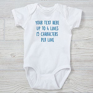 Write Your Own Personalized Baby Bodysuit - 28951-CBB