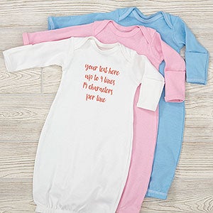 Write Your Own Personalized Baby Gown - 28951-G