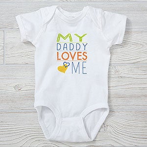 Look Who Loves Me Personalized Baby Bodysuit - 29099-CBB
