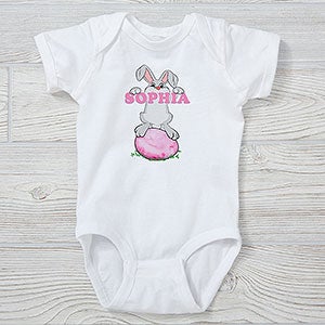 Bunny Love Personalized Easter Baby Bodysuit - 29180-CBB