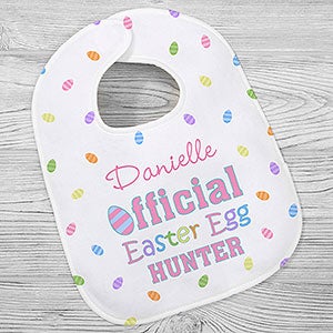Official Egg Hunter Personalized Easter Baby Bibs - 29201-B