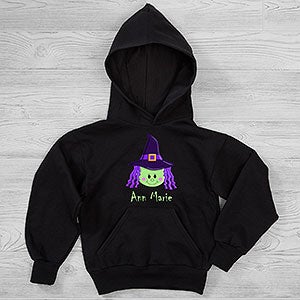 Lil Witch Personalized Halloween Hanes Kids Sweatshirt - 29233-YHS