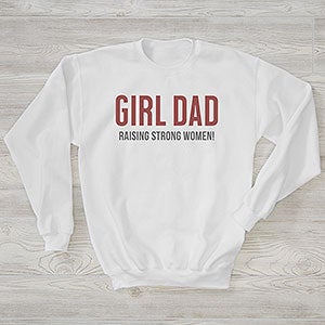Girl Dad Personalized Hanes® Adult Crewneck Sweatshirt - 29284-WS