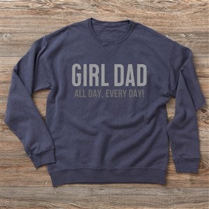 Girl Dad Personalized Hanes® Adult ComfortWash™ Sweatshirt - 29284-CWS