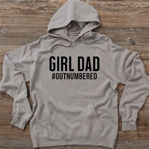 Girl Dad Personalized Hanes® Adult ComfortWash™ Hoodie - 29284-CWHS