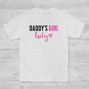 Daddys Girl Personalized Hanes Kids T-Shirt - 29285-YCT
