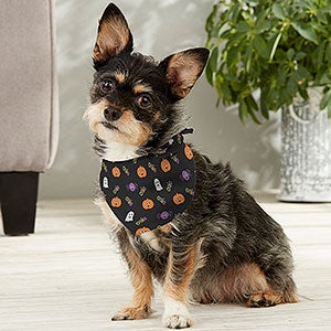 Halloween Icon Personalized Dog Bandana- Small - 29315