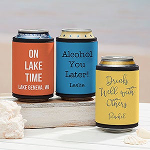 Expressions Write Your Own Personalized Can  Bottle Wrap - 29405