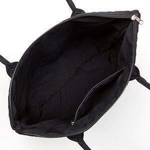 Embroidered Quilted Shoulder Bag - Name