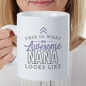 This is What an Awesome Grandma Looks Like Personalized 30 oz. Oversized Mug - 29624