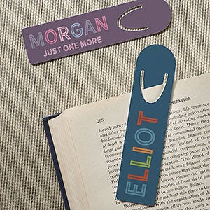 Colorful Name Personalized Bookmark Set - 29680