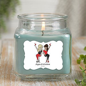 Best Friends philoSophies® Personalized 10 oz. Eucalyptus Mint Candle Jar - 29688-10ES