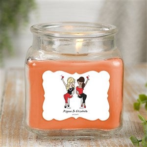 Best Friends philoSophies® Personalized 10 oz. Pumpkin Spice Candle Jar - 29688-10WC