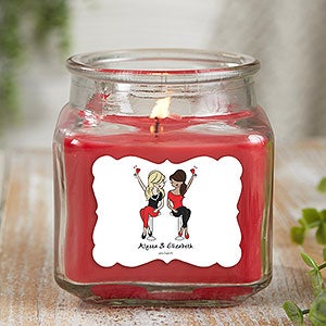 Best Friends philoSophies Personalized 10oz Cinnamon Spice Candle Jar - 29688-10CS