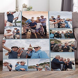 Photo Gallery For Him Personalized 50x60 Plush Fleece Blanket - 29701-F