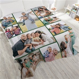 Photo Collage For Him Personalized 90x108 Plush King Fleece Blanket - 29701-K