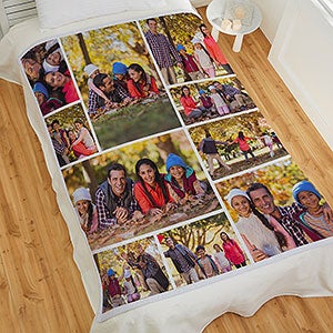 Photo Collage For Kid Personalized 50x60 Sweatshirt Blanket - 29704-SW