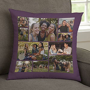 Photo Collage For Her Personalized 14-inch Throw Pillow - 29707-S