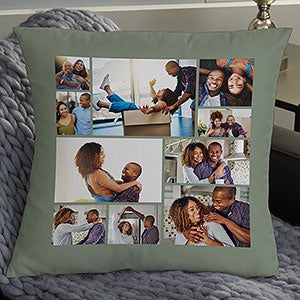 Photo Collage For Couples Personalized 18-inch Throw Pillow - 29709-L