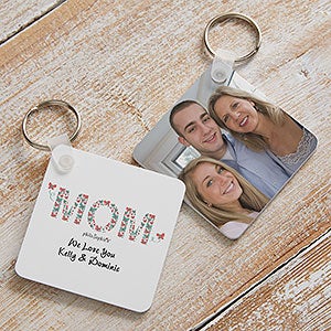 Butterfly Mom philoSophies® Personalized Photo Keychain - 29933