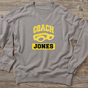 15 Sports Personalized Coach Hanes® Adult ComfortWash™ Sweatshirt - 29938-CWS