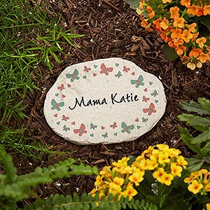 Floral Mom philoSophies Personalized Small Garden Stone - 29948-S