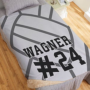 Volleyball Personalized 50x60 Sherpa Blanket - 29969-S