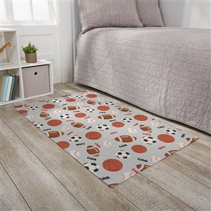 All About Sports Personalized 2.5’ x 4 Area Rug - 30358-S