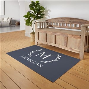 Laurel Initial Personalized 2.5’ x 4’ Area Rug - 30375-S