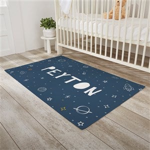 Space Personalized Nursery Area Rug- 2.5’ x 4’ - 30379-S