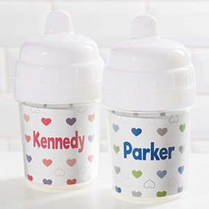 Hearts Personalized Baby 5 oz. Sippy Cup - 30435