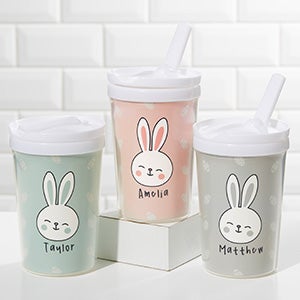 Bunny Treats Personalized Toddler 8oz. Sippy Cup - 30443