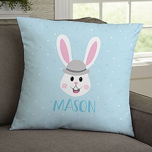 Build Your Own Bunny Personalized Easter 18x18 Throw Pillow - 30480-L