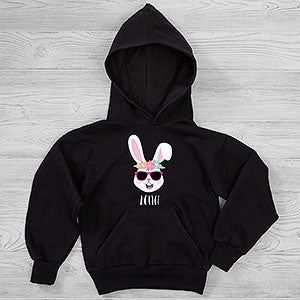 Build Your Own Girl Bunny Personalized Easter Hanes® Kids Hooded Sweatshirt - 30500-YHS