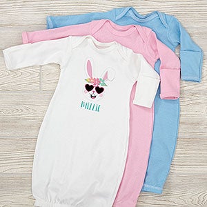 Build Your Own Girl Bunny Personalized Easter Baby Gown - 30501-G