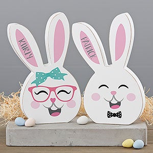 Build Your Own Easter Bunny Personalized Wooden Bunny Shelf Decoration - 30743-B
